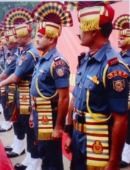 Army, police and CRPF uniforms