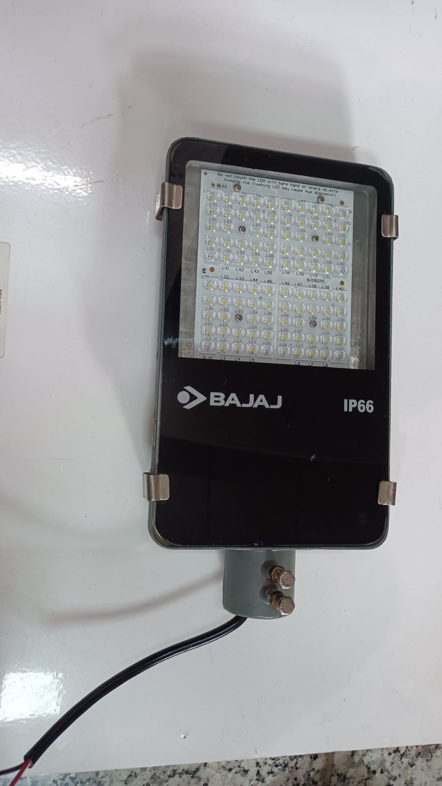 Pole lights for defence establishments